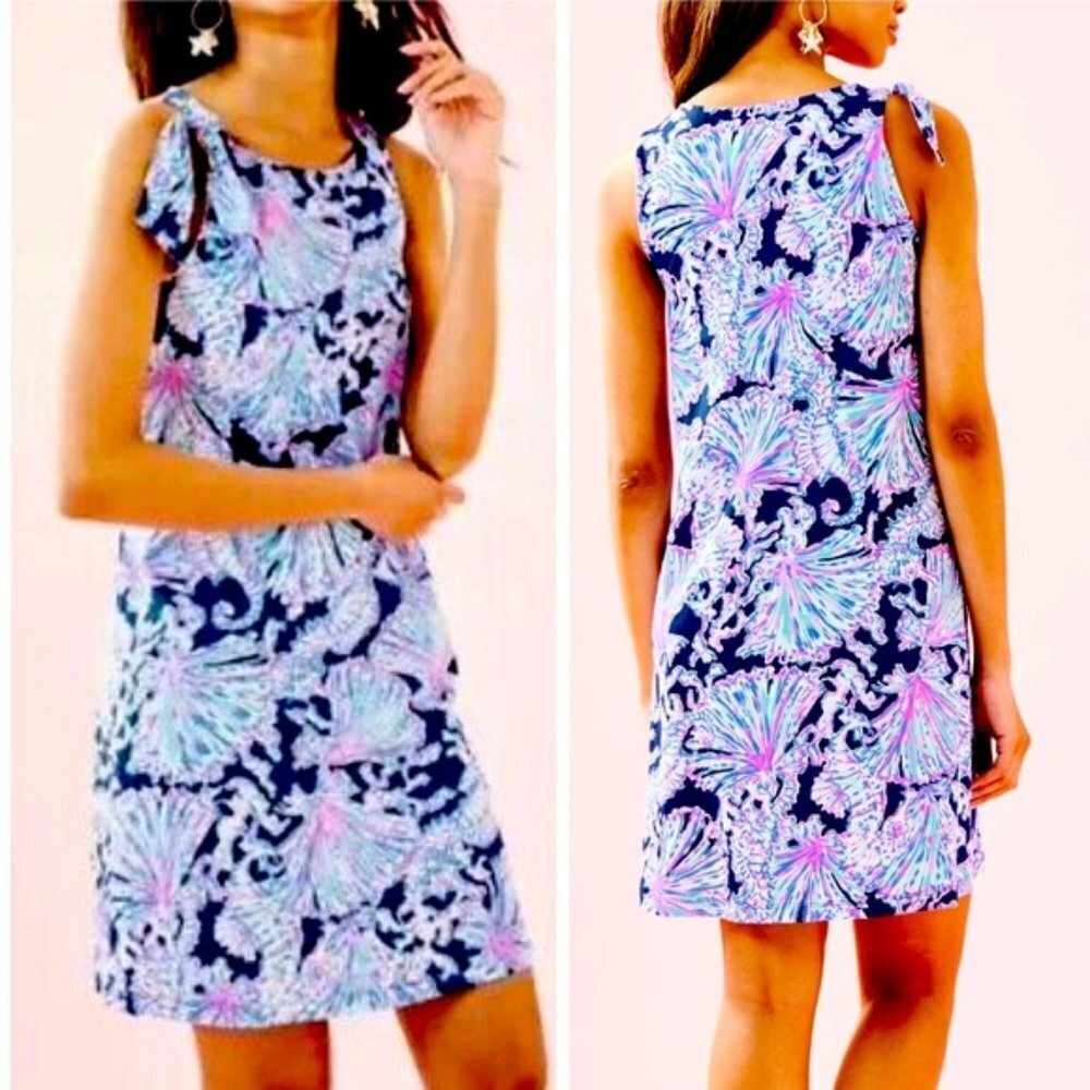 NWT Lilly Pulitzer LUELLA DRESS XXS Shells Bells